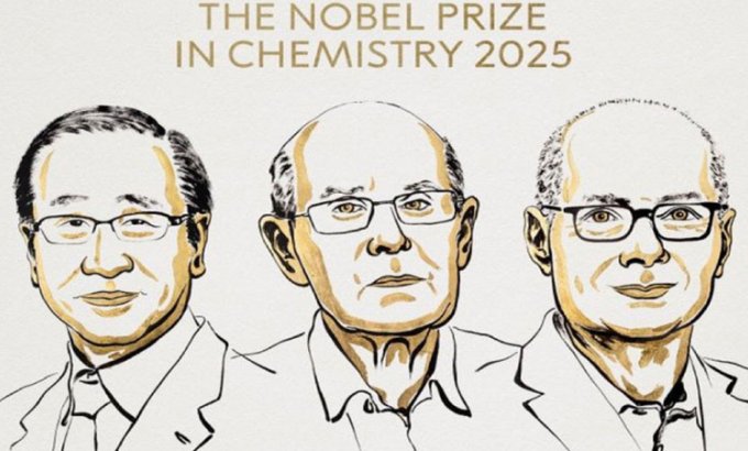Kimya üzrə Nobel mükafatçıları açıqlandı: Biri fələstinəsillidir