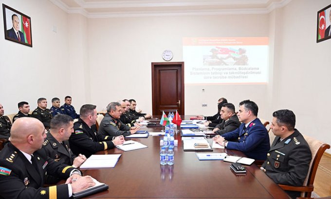 Azərbaycan və Türkiyə generalları görüşdü