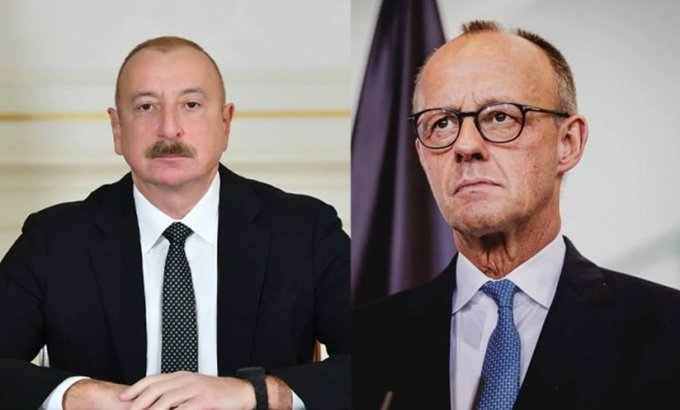 Fridrix Merz və İlham Əliyev bir-birini qarşılıqlı səfərə dəvət etdi