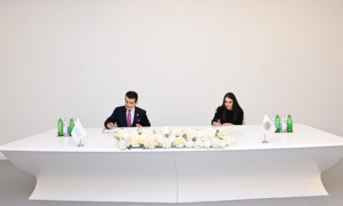 Leyla Əliyeva ICESCO-nun Baş direktoru ilə saziş imzaladı