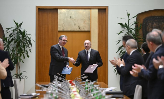 Prezidentlər mətbuata bəyanatla çıxış etdi