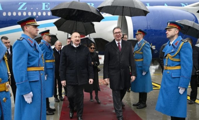 İlham Əliyevin Serbiyaya səfərinə dair videoçarx paylaşıldı (VİDEO)