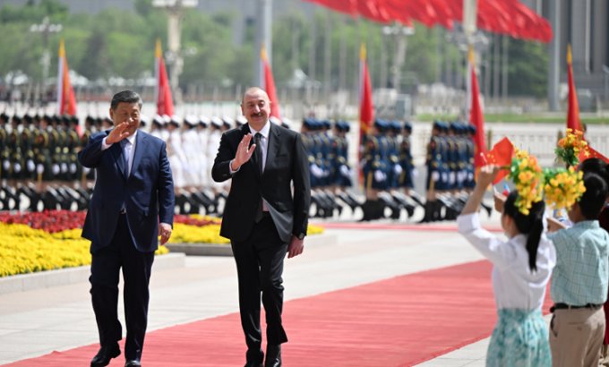 İlham Əliyev Si Szinpinə məktub göndərdi