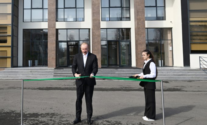 Prezident Lənkəran Dövlət Peşə Təhsil Mərkəzinin açılışında iştirak etdi